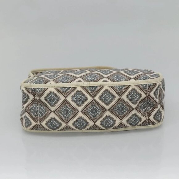 PRADA Shoulder Bag Nylon Beige Silver Auth BA4686 - Picture 7 of 16